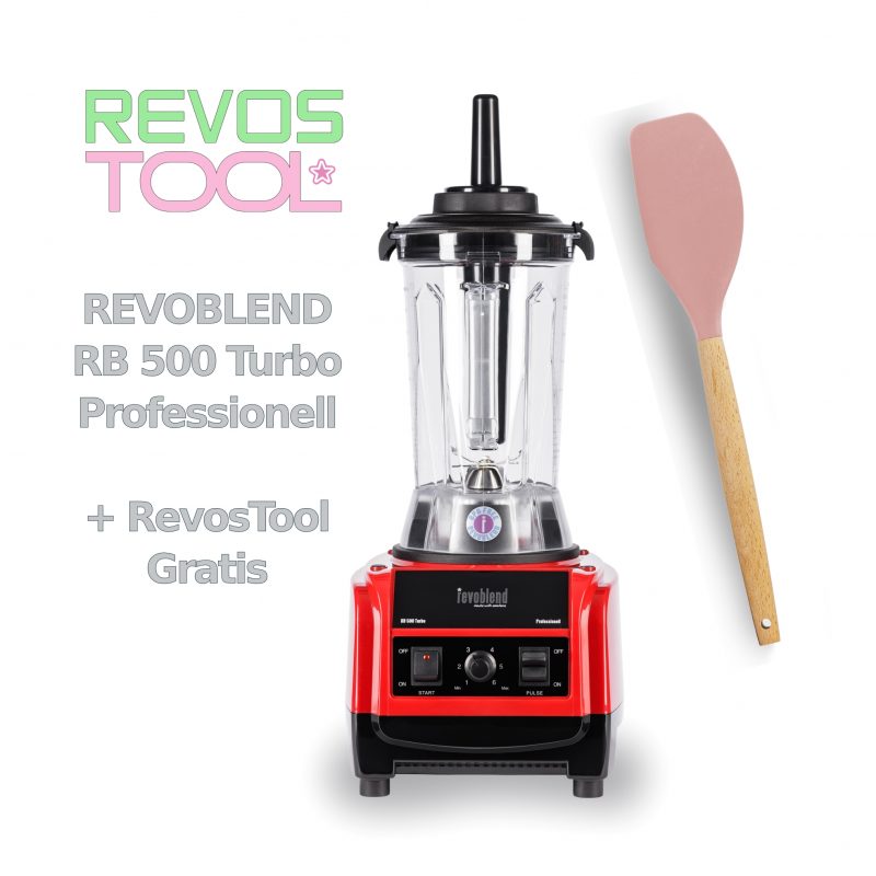 Revoblend RB 500 Turbo Professionell Rot + RevosTool Gratis